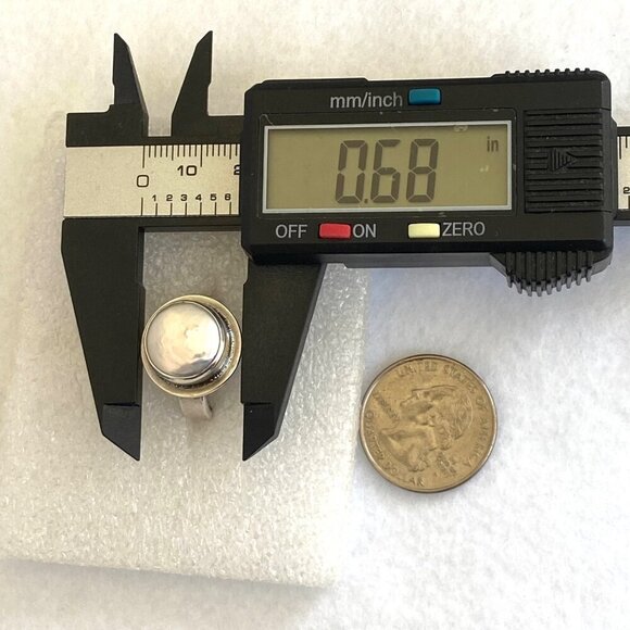 Sterling Silver 925 JLW Art Studio Jennifer Wagner Freshwater Pearl Ring Sz 7 - Picture 16 of 16